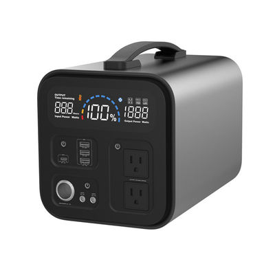 1000W US 24V Sistema di energia eolica Stazione elettrica portatile al litio resistente agli urti
