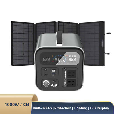Sistemi solari Centrale elettrica portatile al litio 1000W Per utensili elettrici